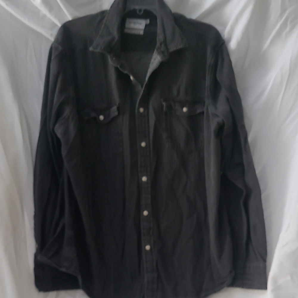 Goodfellow & Co Black Lightweight Shirt Jacket